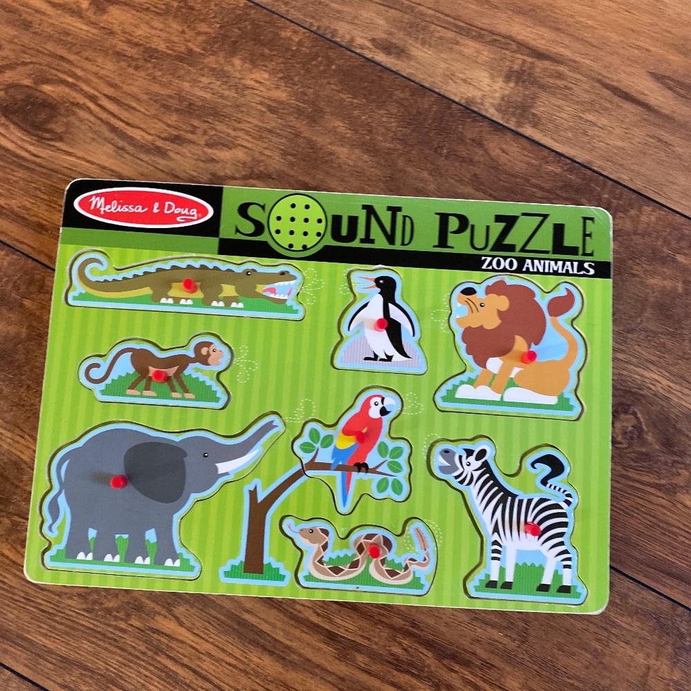 Melissa and Doug sound puzzle